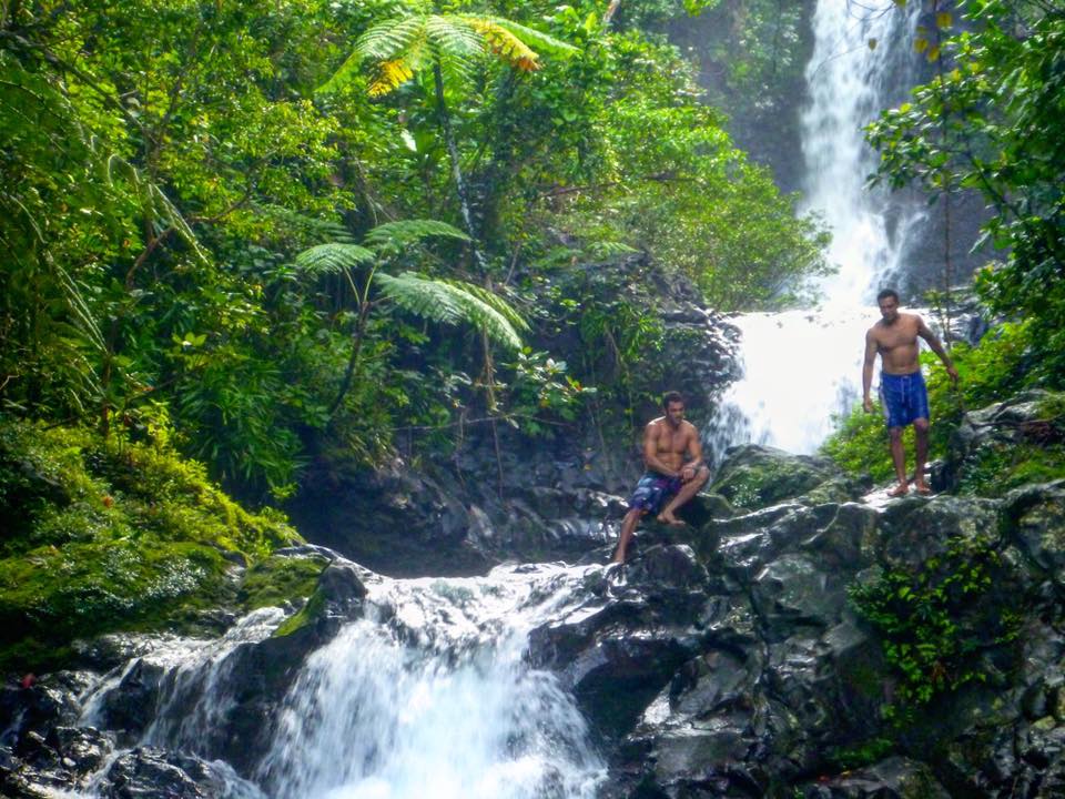 Taveuni Natural Waterslides, Waterfall, Fiji