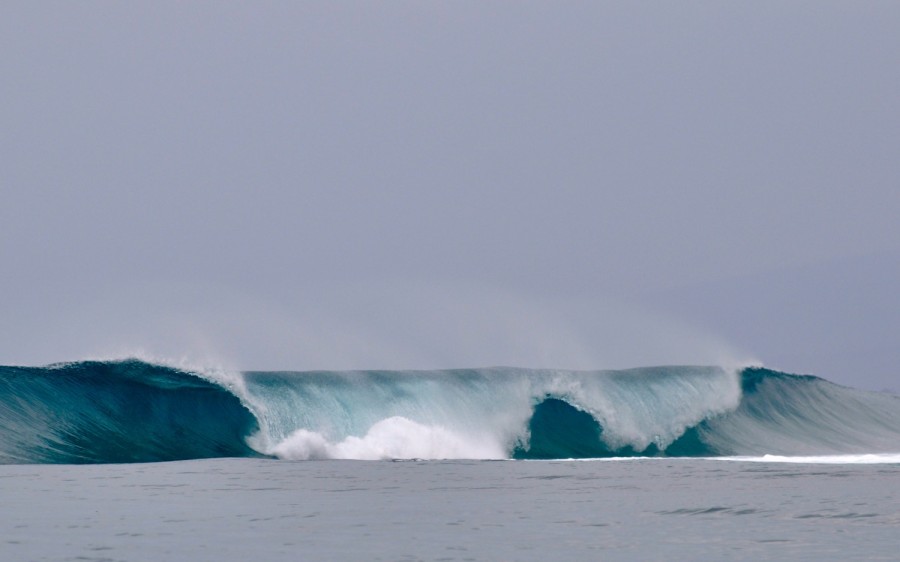 Surf Fiji with Island Spirit . Big wave 2 in Fiji