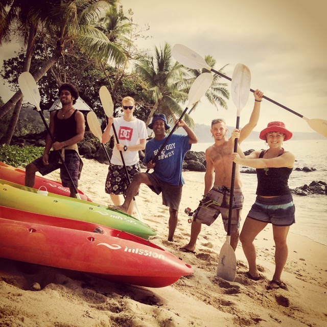 Kayaking fiji island spirit