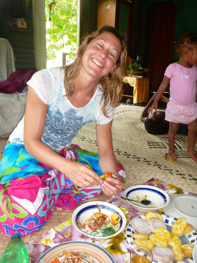 homestay meal Island Spirit Fiji