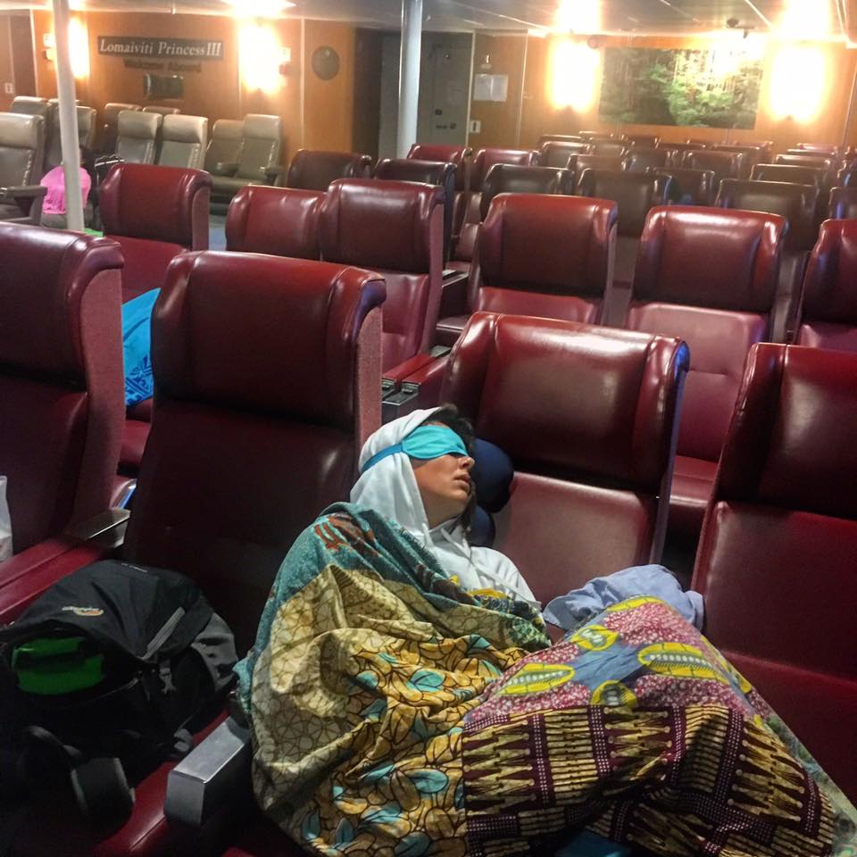 Sleeping Annie, Lomaviti Princess Ferry to Taveuni, Fiji