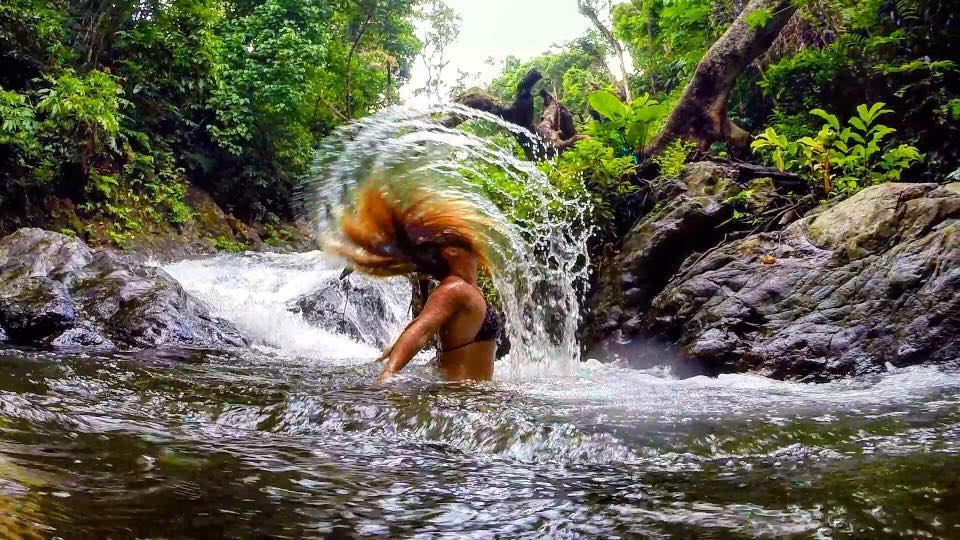 Taveuni Natural Waterslides, Waterfall, Fiji