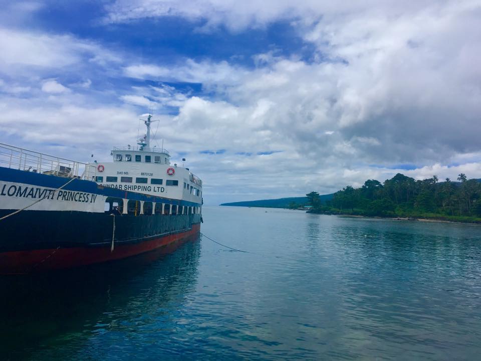 All aboard the Lomavitu Princess, Ferry to Taveuni, Fiji