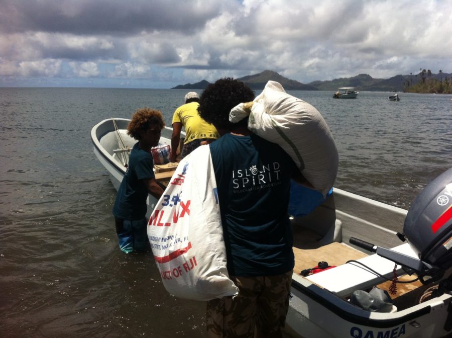 Aid drops Fiji
