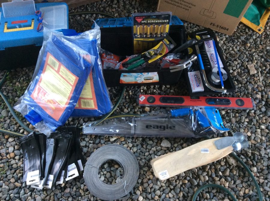 Tools given in an aid drop, Fiji