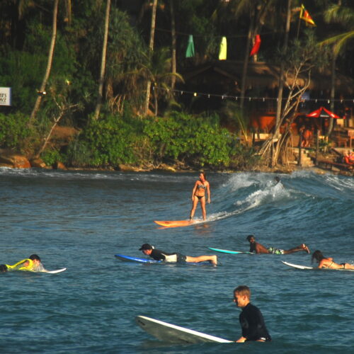 Waves Surfing Hiriketiya Sri Lanka