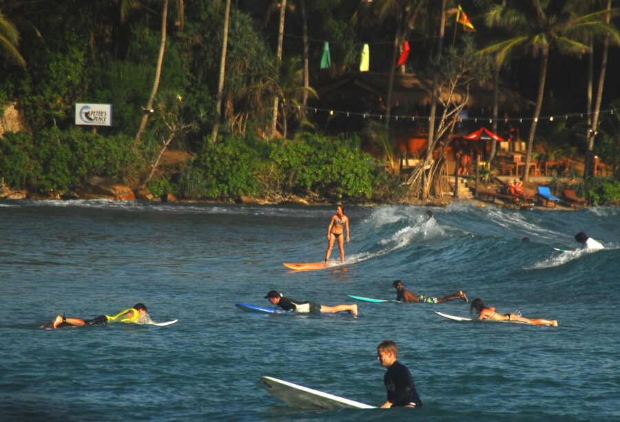 Waves Surfing Hiriketiya Sri Lanka