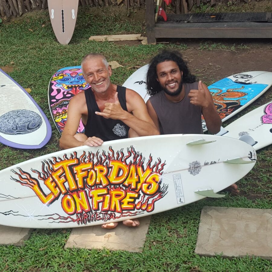 Left for Days surf shop in Hiriketiya, Sri Lanka